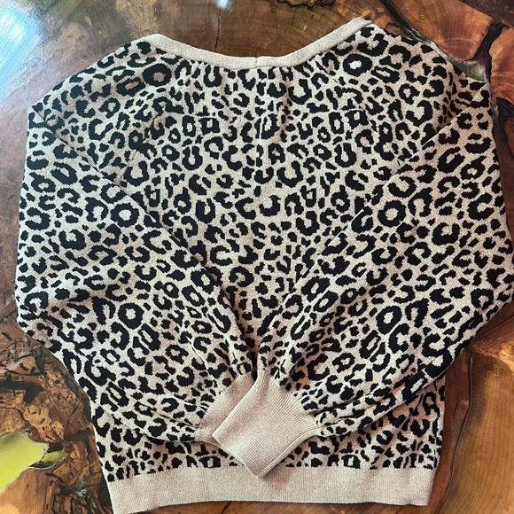 Abercrombie & Fitch Size M Leopard Print Sweater - Picture 4 of 4